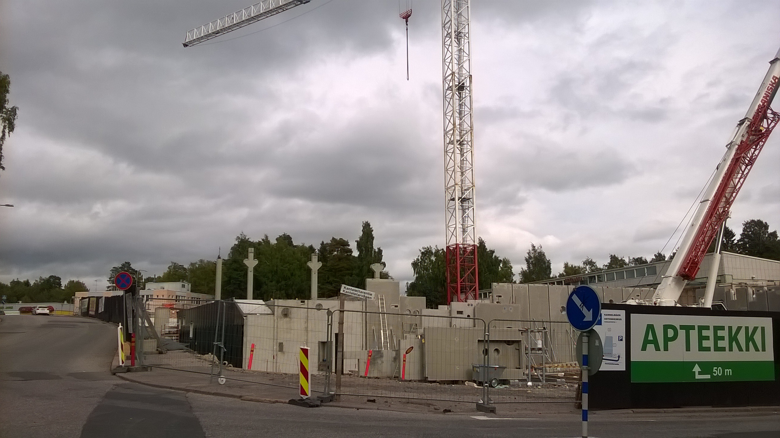 Kannelmäne vanha ostari syyskuussa 2017